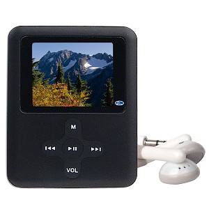 4GB USB MP4/MP3/ FM/Voice w/1.75" LCD (Black) - Click Image to Close